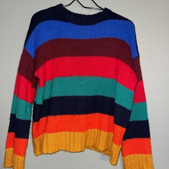 Urban Outfitters Sweaters - Urban outfitters rainbow Bobby oversize sweater
